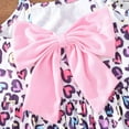 thumbnail image 4 of Toddler Girl Valentine Day Dress Pink Heart Summer Dresses Bowknot Sundress Size 7 (Heart-310), 4 of 6