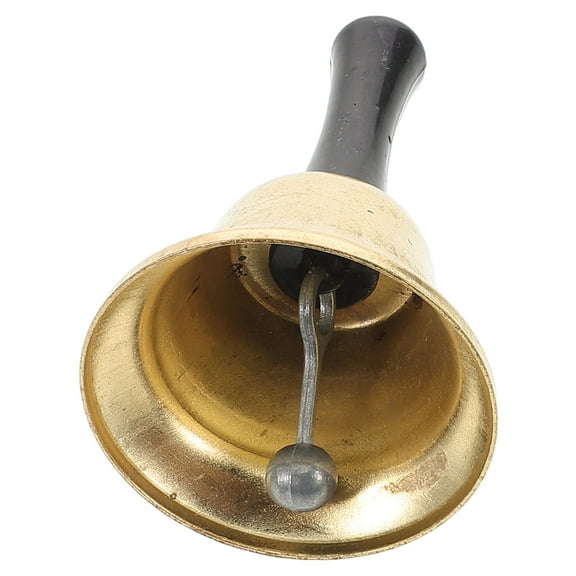 WEUVEB 1Pcs Kids Musical Instruments Hand Bell Metal Clear Ringtone Christmas