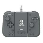HORI Split Pad Compact Attachment Set Controllers (Slate Gray) for Nintendo Switch/Switch OLED - Officially Licensed By Nintendo