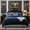 Navy Blue, variant on CGW 3-Piece Velvet Duvet Cover Set, King – Soft Luxury Bedding, Zipper Closure, Easy Care, Charcoal Grey
