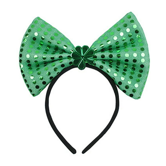Accesorios de Disfraz para Mujeres Conjunto de Disfraz Y Accesorios de Fiesta Del Día de San Patricio - Falda de Tutu, Corbata de Arco (Adulto) Verde