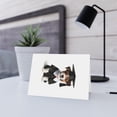 thumbnail image 6 of DistinctInk Greeting Card / Note Card - Russell Terrier Puppy Graduation - PACK of 3, 6 of 7