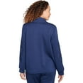 thumbnail image 5 of Ruby Rd. Solid Scuba With Embroidery on Sleeve (Petite, Deep blue, X-Large), 5 of 6