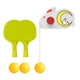 thumbnail image 4 of Juego de entrenador de tenis de mesa Cola con 2 raquetas y 3 pelotas entrenador de tenis, 4 of 8