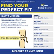Breg Hinged Knee Support with Performance Knit