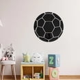 thumbnail image 6 of SIYTUAU Acrylic Mirrored Soccer Ball Wall Decoration Stickers 16-Pack In Black For Boys Girls Room Living Room Bedroom, 6 of 7