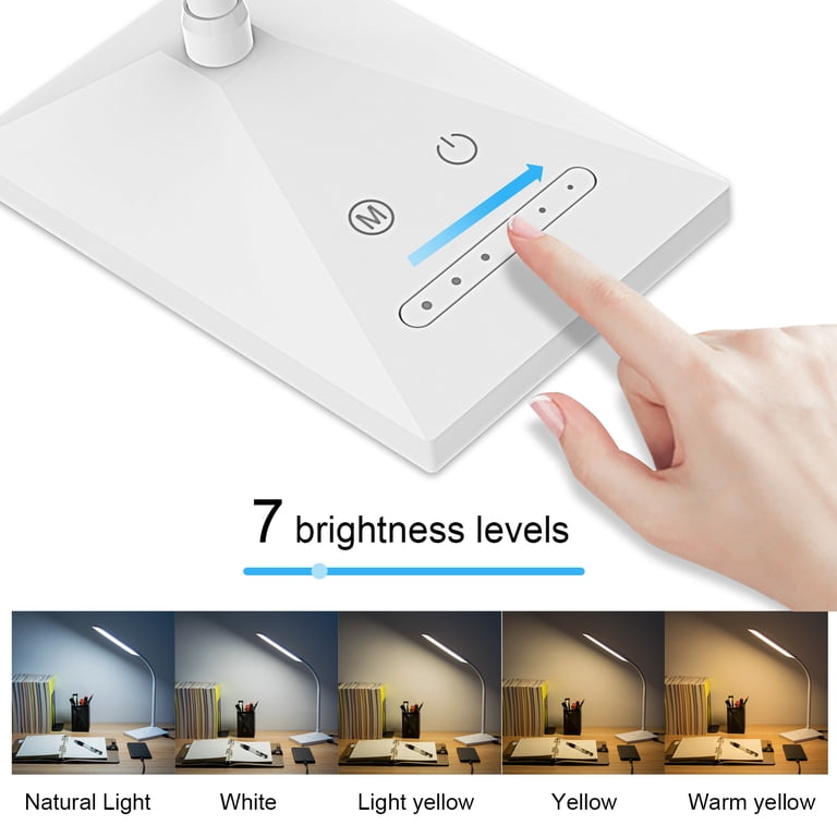 Kootion 12W Desk Lamp 72 LEDs with USB Port photo 5