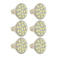 thumbnail image 4 of 6Pcs GU4 LED Bulb 270LM 15LED Energy Saving Light Bulb MR11 Track Lamp Beads 12V 3W White Light 6000K, 4 of 22