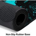 thumbnail image 5 of Mouse Pad, Hologram World Map Interface Cyber Future Large Gaming Mouse Pad for Desk, Desk Mat with Seamed Edges, Waterproof, Non-Slip Rubber Base, Computer Mousepad, 31.5 x 15.7 Inch, 5 of 6
