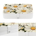 thumbnail image 4 of Daisy PU Leather Jewelry Box with Removable Compartment and Necklace Organizer Display Case - Portable, 4 of 6