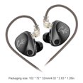thumbnail image 2 of Auriculares intrauditivos de alta fidelidad Los auriculares de botón atados con alambre monitorean, 2 of 9