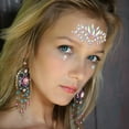 thumbnail image 4 of RAGUPEL 8 sets Women Mermaid Face Gems Glitter, Rhinestone Rave Festival Face Jewels, Crystals Face Stickers, Halloween Eyes Face Body Tattoo Rhinestone Temporary Tattoos, 4 of 7