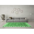 thumbnail image 3 of Ahgly Company Indoor Square Abstract Emerald Green Modern Area Rugs, 8' Square, 3 of 4