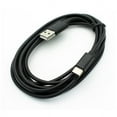 thumbnail image 4 of 18W Adaptive Fast USB Home Charger 6ft Type-C Turbo Cable Adapter Wall Travel AC Power Long USB-C Sync Wire [Black] GLZ for LG V20 V30 - Motorola Moto Z Droid Force Droid Z2 Force, 4 of 5