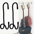 thumbnail image 1 of Percha portátil para guitarra y armario para guitarra, soporte para guitarra, soporte para guitarra con acolchado de goma antideslizante para el hogar o el estudio, no requiere herramientas de instala, 1 of 5