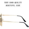 thumbnail image 4 of Punk Sunglasses For Men Retro Steampunk Sunglasses Women Round Glasses Vintage, 4 of 8