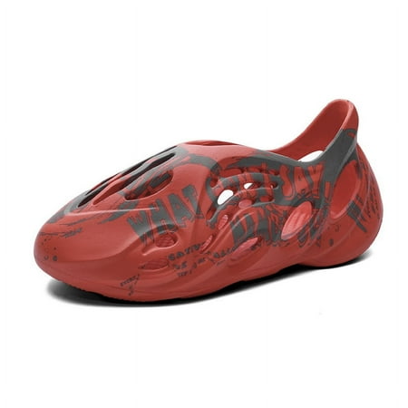 

XWQWJH Fashion Mens Womens Mules & Clogs Garden Shoes Summer Breathable Mesh Slippers Non-Slip Outdoor Beach Sandals Unisex