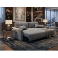 thumbnail image 1 of Sofá Cama Basel matrimonial Spring Air, con almacenamiento color Gris oxford, 1 of 9