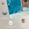 thumbnail image 4 of Poolside Couture Canvas Modern Beach Art by Art Remedy, Gallery Wrapped, 12" x 12", 4 of 7