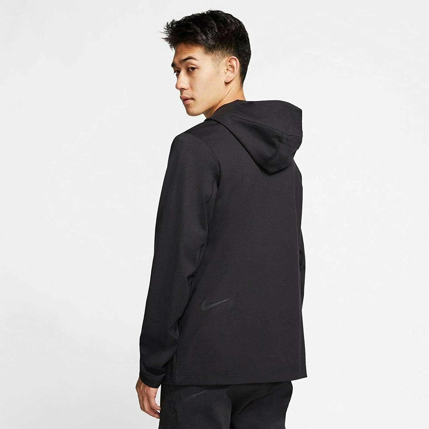 Nike Sportswear Tech Pack Men's Hooded Full-Zip Jacket (Black) Size XL - image 3 of 4