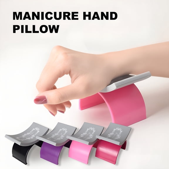 XIRQI Manicure Hand Rest Washable Easy to Clean Reusable Support Wrist Silicone Anti-Slip