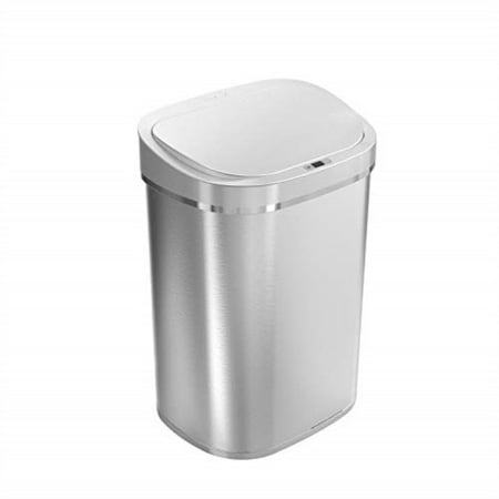 Rectangular Motion Sensor Trash Can, 21.1 Gallon