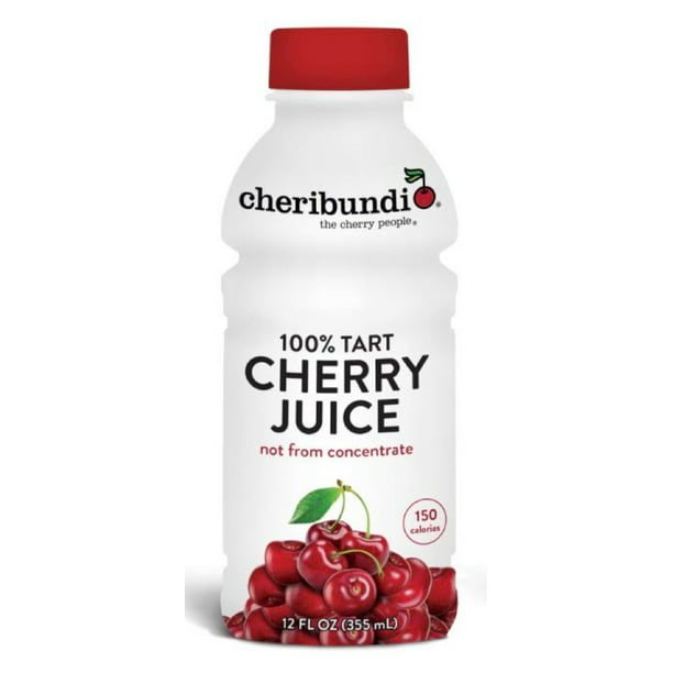 Cheribundi tru cherry tart juice 32 ounce 6 per case Cheribundi Tart Cherry 100 Juice Tart Cherry 12 Fl Oz Walmart Com Walmart Com
