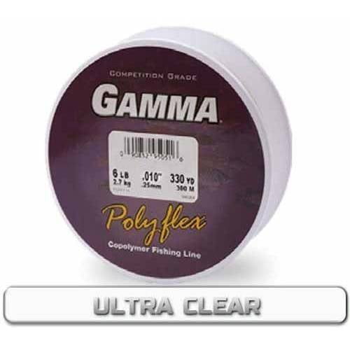 GAMMA Polyflex Copolymer Fishing Line Ultra Clear 12lb 300yds for sale online 