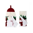 thumbnail image 6 of St. Nicholas Square Christmas Kitchen Towels, 2-Pack Tie-Top Button Loop, 6 of 7