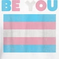 thumbnail image 3 of CafePress - Be You Transgender Flag LGBTQ Pride Month Vintage - Pullover Hoodie, Hooded Sweatshirt, 3 of 3