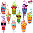 thumbnail image 1 of Paquete de 36 tarjetas de regalo para el día de San Valentín con pajitas reutilizables JOYIN, 1 of 9