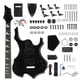 thumbnail image 1 of Kit de Guitarra Eléctrica Ktaxon DIY 6 Cuerdas Mástil de Arce Negro, 1 of 6