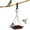 Red, variant on 5.74x5.74x1.41Inch Hanging Birds Feeder Tray for Outdoor,Reusable Birds Fodder Container,Rectangle Designs for Garden Decors,Easys to Clean,Suitable for Garden Yard Outdoor
