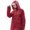 Brick Red-B, variant on QHFBli Lightweight Long Waterproof Rain Jacket for Adults Hooded Rain Ponchos with Pockets Packable Reusable Raincoats