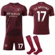 thumbnail image 1 of Man City 2024-25 De Bruyne Jersey Kit for Kids & Adults, Size No.17, 1 of 2