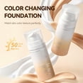 thumbnail image 6 of Korean Color Changing Foundation for Women – Skin Tone Adapting Liquid Foundation Makeup, Self-Adjusting Natural Finish, Blurs Imperfections & Fine Lines, SPF 50, Long-Lasting Hydrating Coverage, 6 of 8