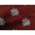 thumbnail image 4 of oneOone Cotton Poplin Fabric Leaves Block Print Fabric By The Yard 56 Inch Wide, 4 of 4