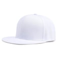 thumbnail image 4 of LiuXxxx Unisex Adjustable Hop Baseball Cap With Flat Brim For Everyday Streetwear Style White, 4 of 4
