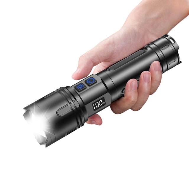 Linterna Relybo R227 recargable de 2600 lúmenes y alcance de 1600 m