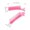 thumbnail image 2 of Miangastore 2pcs Multi Function Hairdressing Clips Salon Cutting Dying Styling Hair Clips Hair Layering Clip (Small Size Pink), 2 of 8