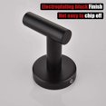 thumbnail image 5 of Gancho para toallas de baño YONGSHENG Acero inoxidable 304 negro mate Paquete de 2, 5 of 5