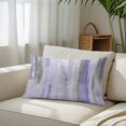 thumbnail image 6 of Purple Gray Ombre Throw Pillow Cover 16 x 24 Inch Decorative Pillow Cover Modern Abstract Art Oil Painting Lumbar Pillowcase Seasonal Rectangle Cushion Case for Couch Sofa Bed Living Room, 6 of 9