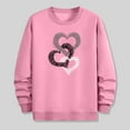 thumbnail image 5 of PNTUTB Men's Casual Crew Neck Long Sleeve Fashion Valentine's Day Print Pullover Comfortable Loose Sweatshirts, 5 of 6