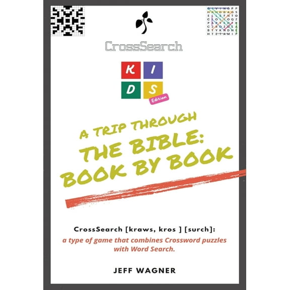 CrossSearch Puzzles: A Trip Through the Bible Book by Book: Kids Edition, (Paperback)
