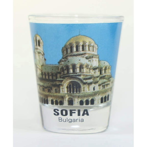 Sofia Bulgaria Alexander Nevsky Cathedral Shot Glass