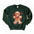 thumbnail image 6 of Gingerbread Patchwork Print -  Women's Sweatshirt, 6 of 12