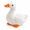 White, variant on Plush Duck Toy 9.8-Inch – Soft Stuffed Animal for Kids, Toddlers & Babies, White & Yellow Cuddly Duck, Birthday Gift, Nursery Decor, Playroom Plushie