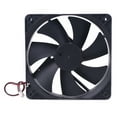 thumbnail image 2 of Sofullue D12SH-12 High Speed for DC Brushless Cooling Exhaust Fan 120mm for DC 12V 0.30A CPU Cooler 120x120x25mm 2p Connector, 2 of 7