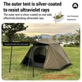 thumbnail image 2 of Waterproof Windproof Two Person Tents Double Layers Backpacking Tents for, 2 of 8