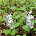 thumbnail image 5 of 5Pc Ornaments Clearance! Miniature Angel Figurines With Stable Stakes 5 Different Angel Garden Ornaments & Patio Decor Yard Stakes Decorative for Outdoor Christmas, 5 of 9